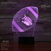 Rhinos 3D Lamp