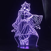 3d Lamp Anime Demon Slayer Kocho Kanae Light for Bedroom Decor Child Kids Birthday Gift Manga Kocho Kanae Lamp Kimetsu No Yaiba