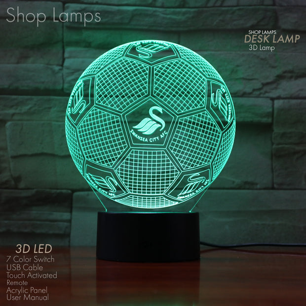 Swansea 3D Lamp