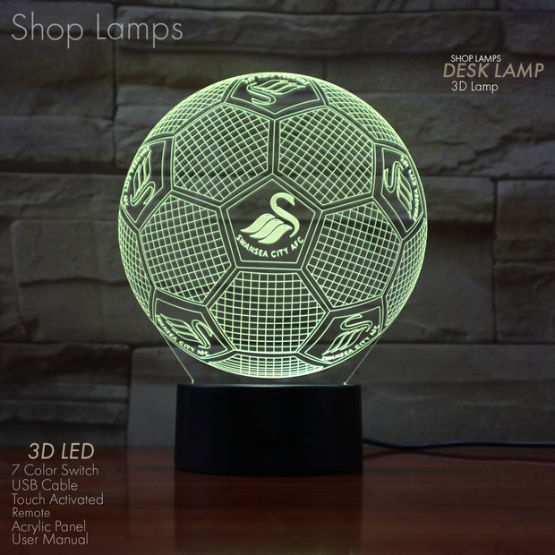 Swansea 3D Lamp