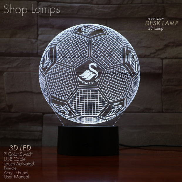 Swansea 3D Lamp