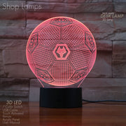Wolves FC 3D Lamp