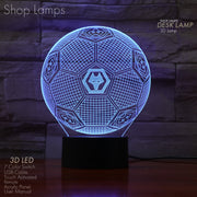 Wolves FC 3D Lamp
