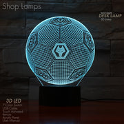 Wolves FC 3D Lamp