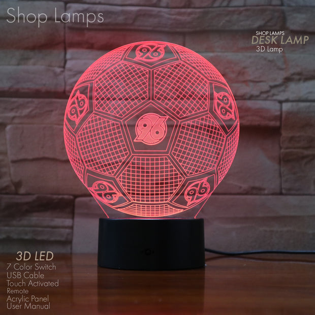 Hannover 96 3D Lamp