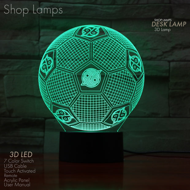 Hannover 96 3D Lamp
