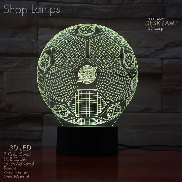 Hannover 96 3D Lamp