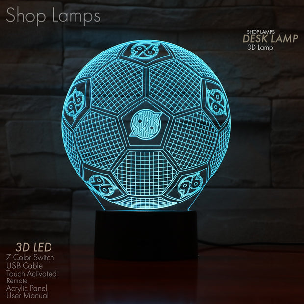 Hannover 96 3D Lamp