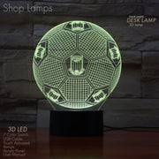 Stoke City 3D Lamp