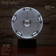 Stoke City 3D Lamp