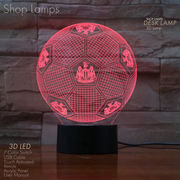 Newcastle 3D Lamp