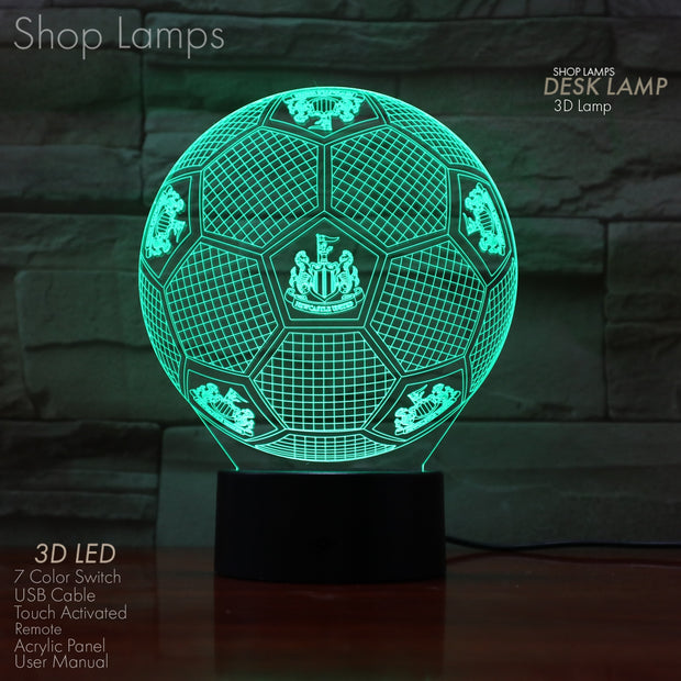 Newcastle 3D Lamp