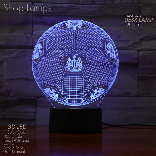 Newcastle 3D Lamp