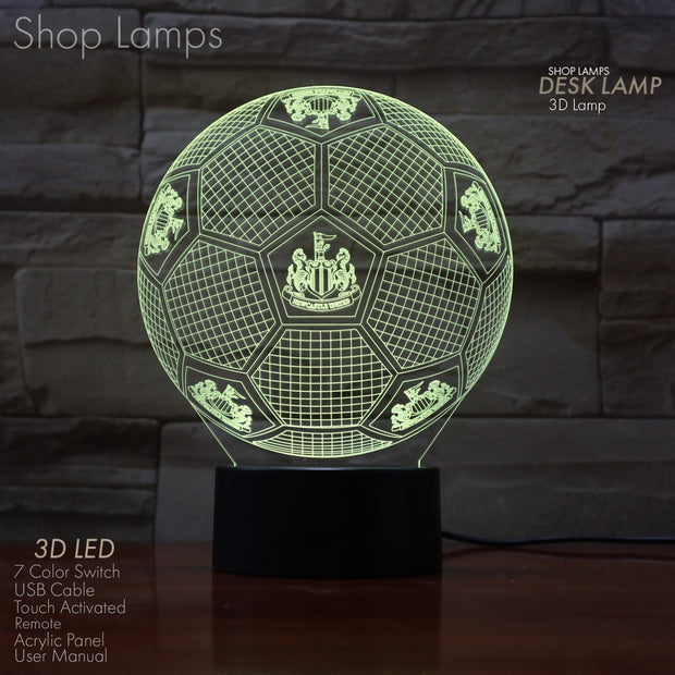 Newcastle 3D Lamp