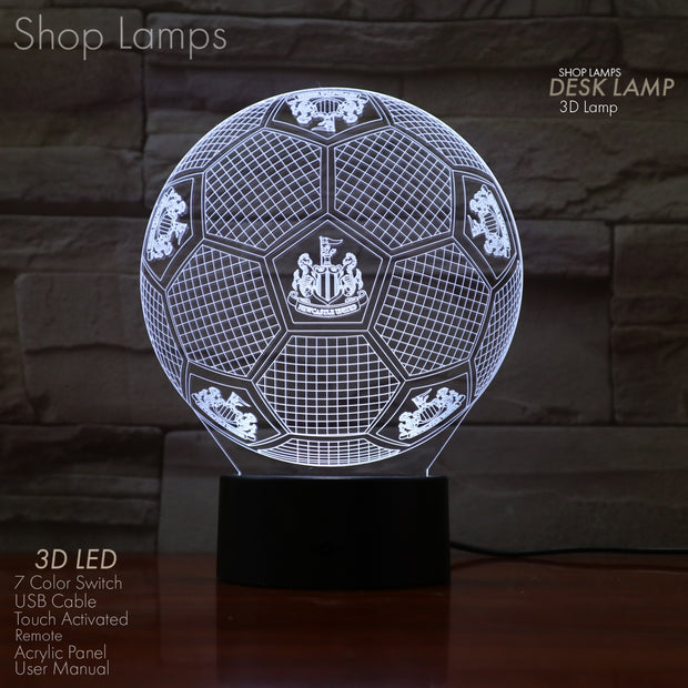 Newcastle 3D Lamp
