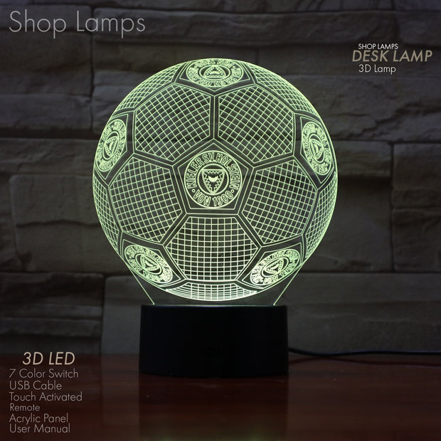Holstein Kiel 3D Lamp