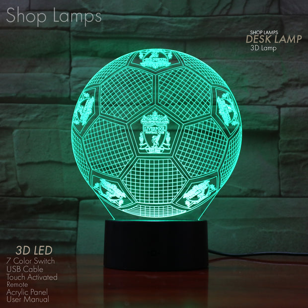 Liverpool 3D Lamp