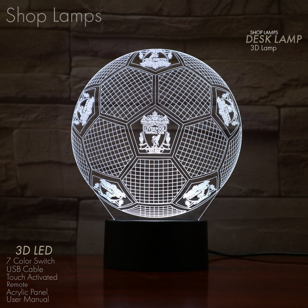 Liverpool 3D Lamp