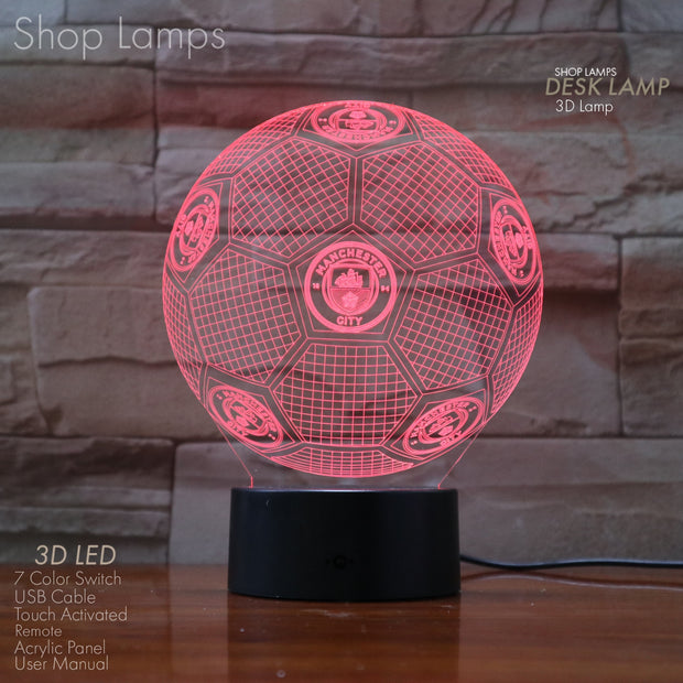 Manchester City 3D Lamp