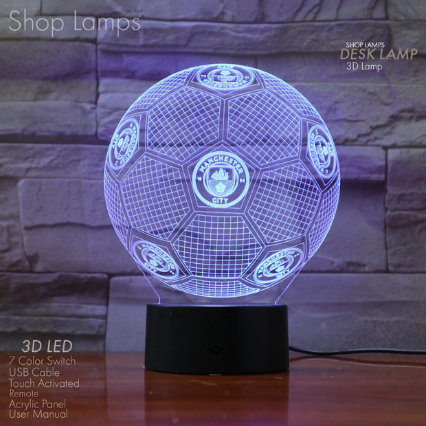 Manchester City 3D Lamp