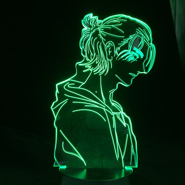 Anime Attack on Titan Night Light Led Logo Children Kids Boys Gift Manga Japanese Anime Bedroom Desk Lamp Shingeki no Kyojin