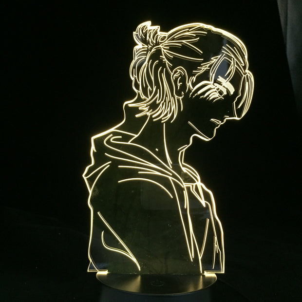 Anime Attack on Titan Night Light Led Logo Children Kids Boys Gift Manga Japanese Anime Bedroom Desk Lamp Shingeki no Kyojin