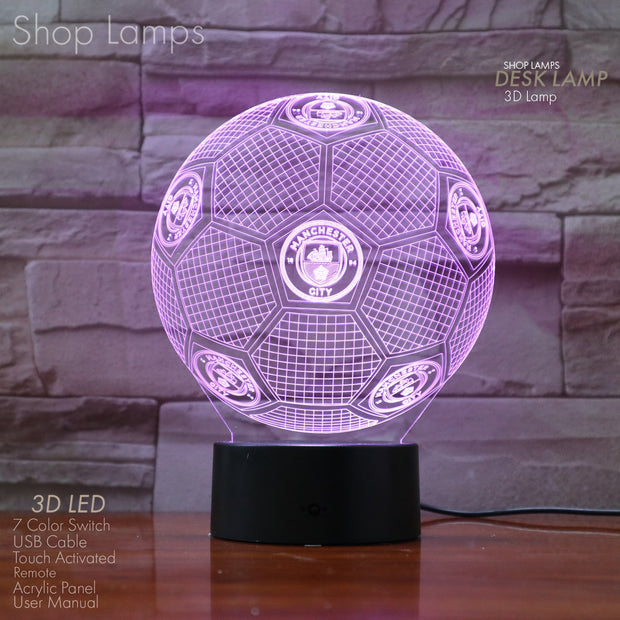 Manchester City 3D Lamp