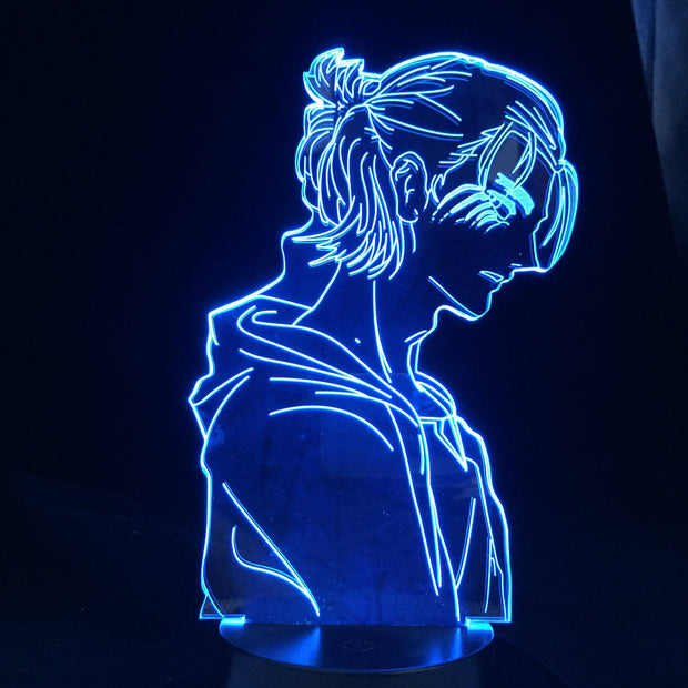 Anime Attack on Titan Night Light Led Logo Children Kids Boys Gift Manga Japanese Anime Bedroom Desk Lamp Shingeki no Kyojin