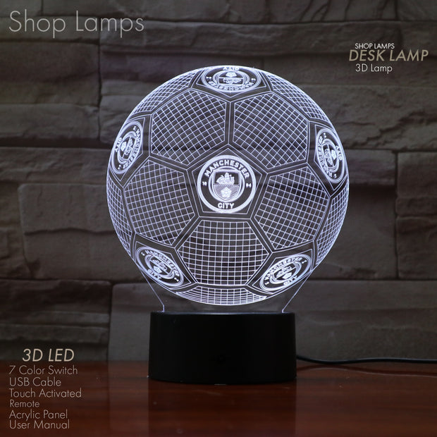 Manchester City 3D Lamp