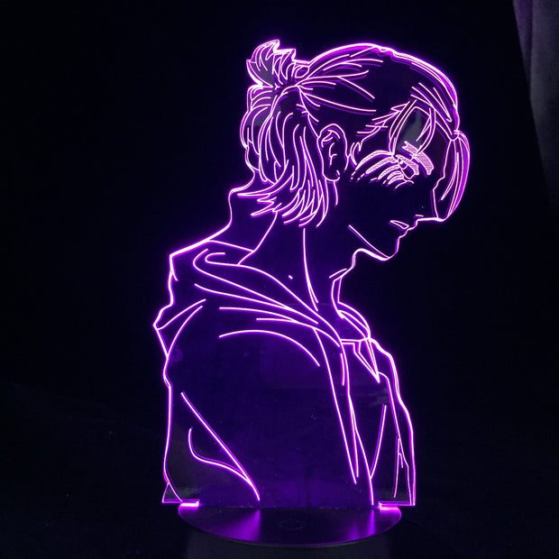 Anime Attack on Titan Night Light Led Logo Children Kids Boys Gift Manga Japanese Anime Bedroom Desk Lamp Shingeki no Kyojin