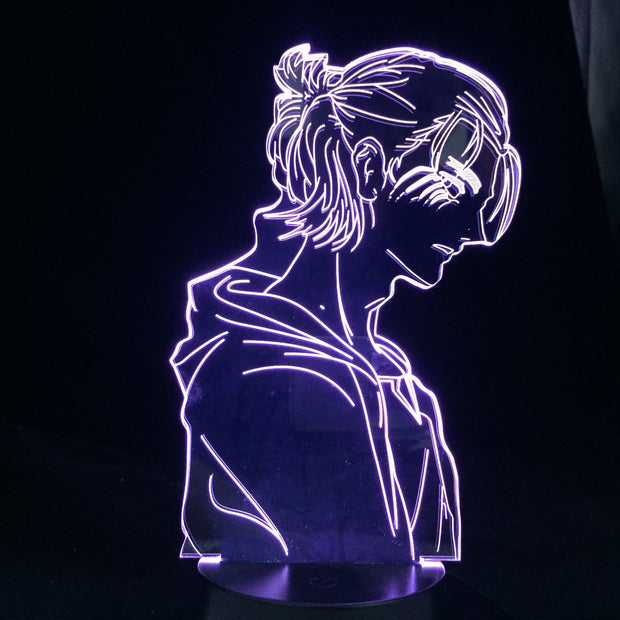 Anime Attack on Titan Night Light Led Logo Children Kids Boys Gift Manga Japanese Anime Bedroom Desk Lamp Shingeki no Kyojin