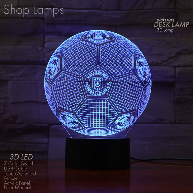 Hallescher FC 3D Lamp