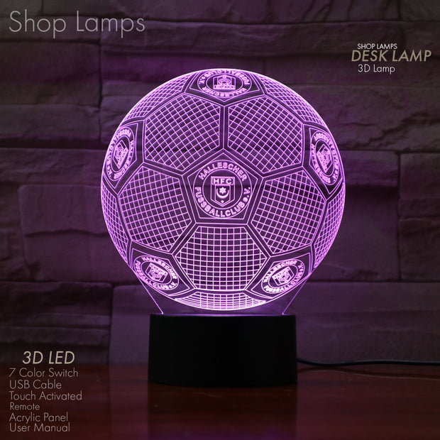 Hallescher FC 3D Lamp