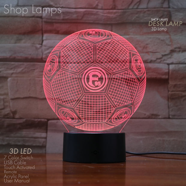 Fortuna Düsseldorf 3D Lamp