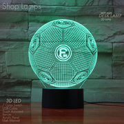 Fortuna Düsseldorf 3D Lamp