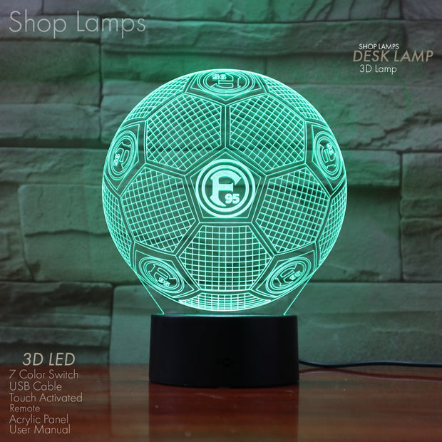 Fortuna Düsseldorf 3D Lamp