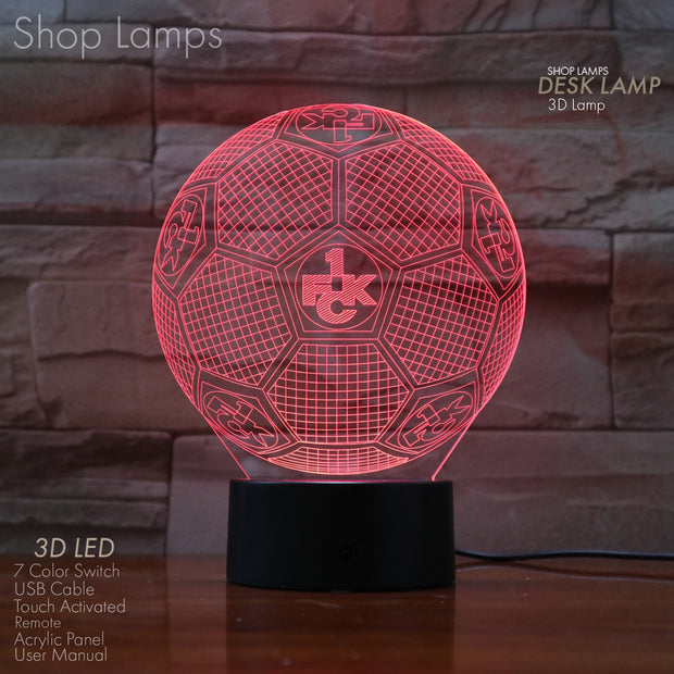 FC Kaiserslautern 3D Lamp