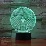 FC Kaiserslautern 3D Lamp