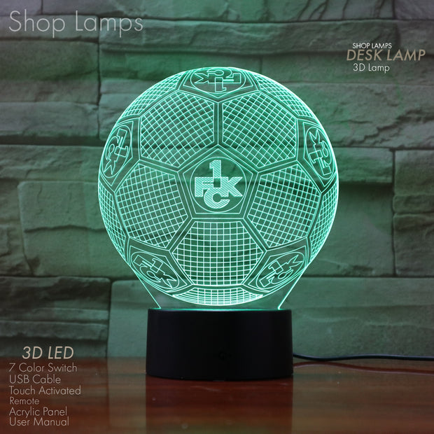 FC Kaiserslautern 3D Lamp
