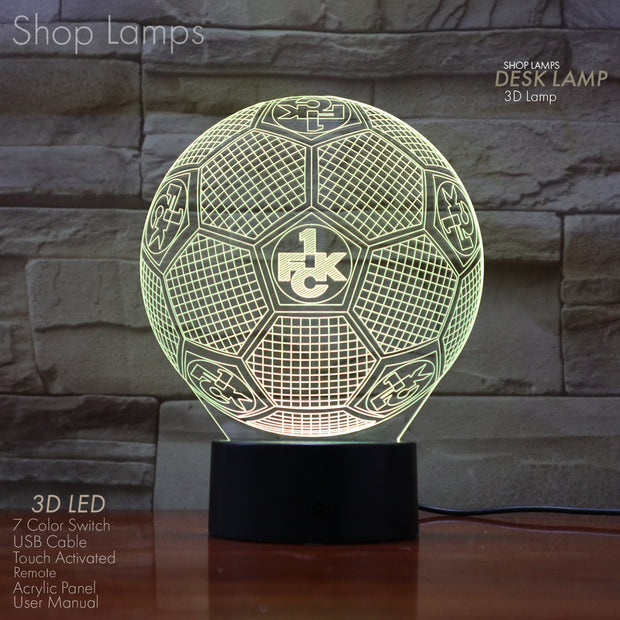 FC Kaiserslautern 3D Lamp