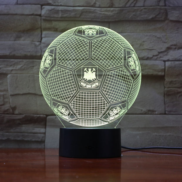 West Ham 3D Lamp