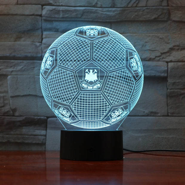 West Ham 3D Lamp