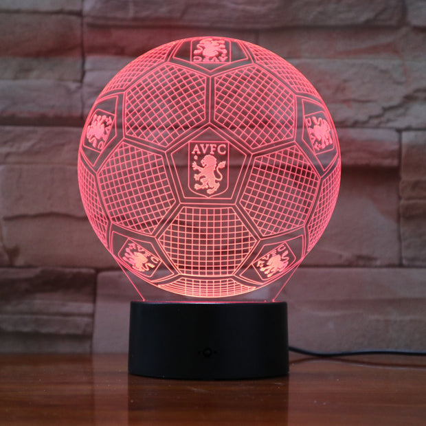 Aston Villa 3D Lamp
