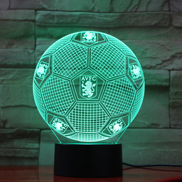 Aston Villa 3D Lamp