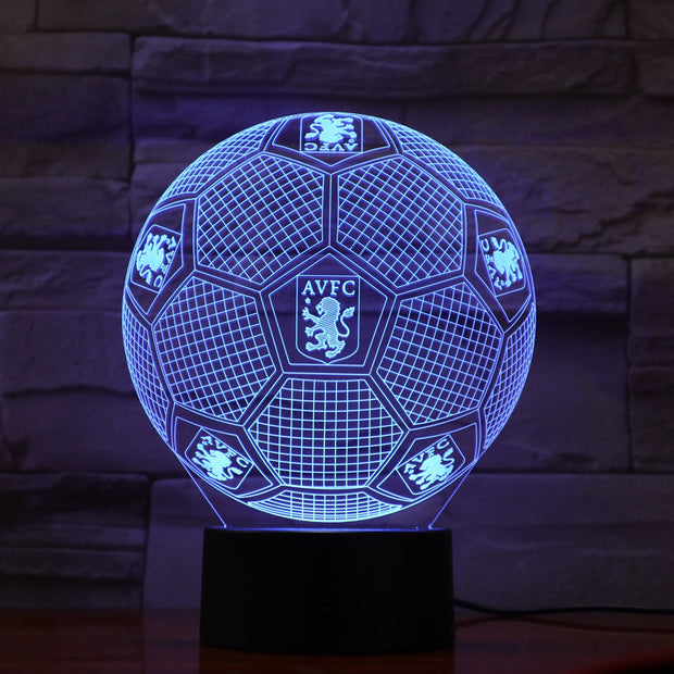 Aston Villa 3D Lamp