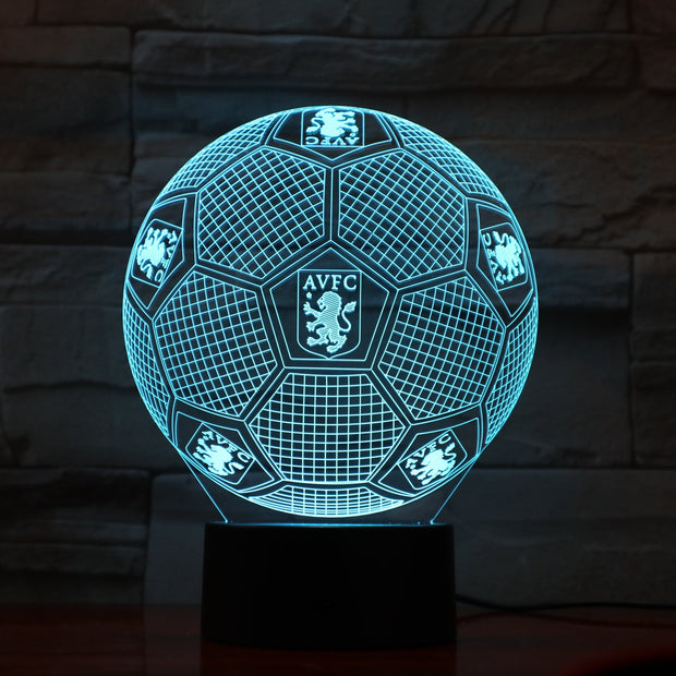 Aston Villa 3D Lamp