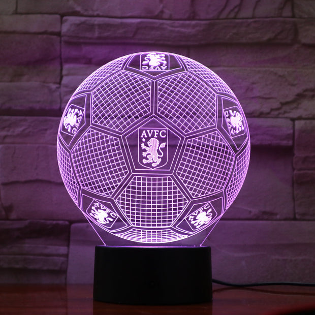 Aston Villa 3D Lamp