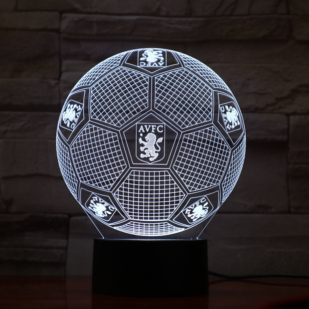 Aston Villa 3D Lamp