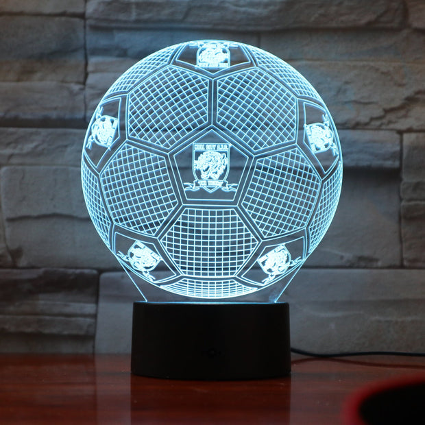 Hull City 3D Lamp