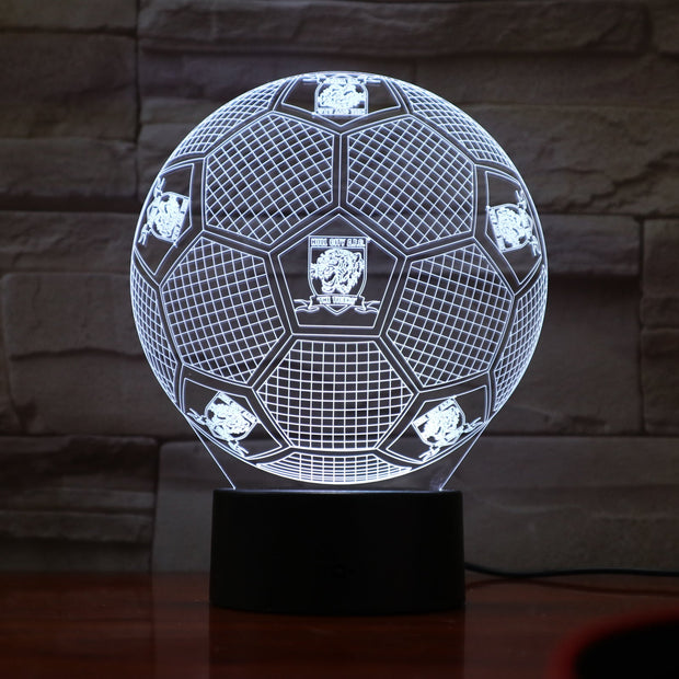 Hull City 3D Lamp